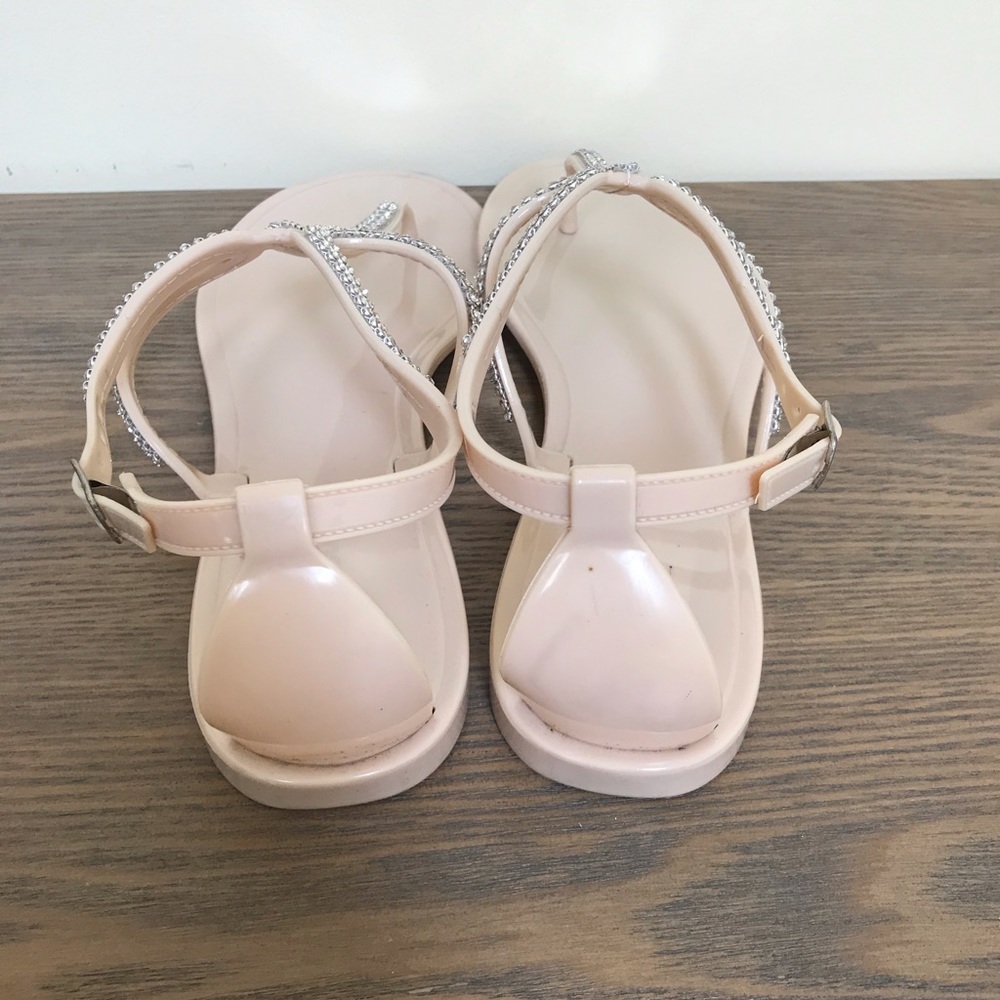 Steve Madden Blush Jeweled Sandals Size 10 - Picture 7 of 8